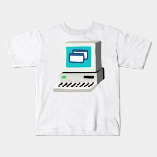 Computer Icon Windows Kids T-Shirt